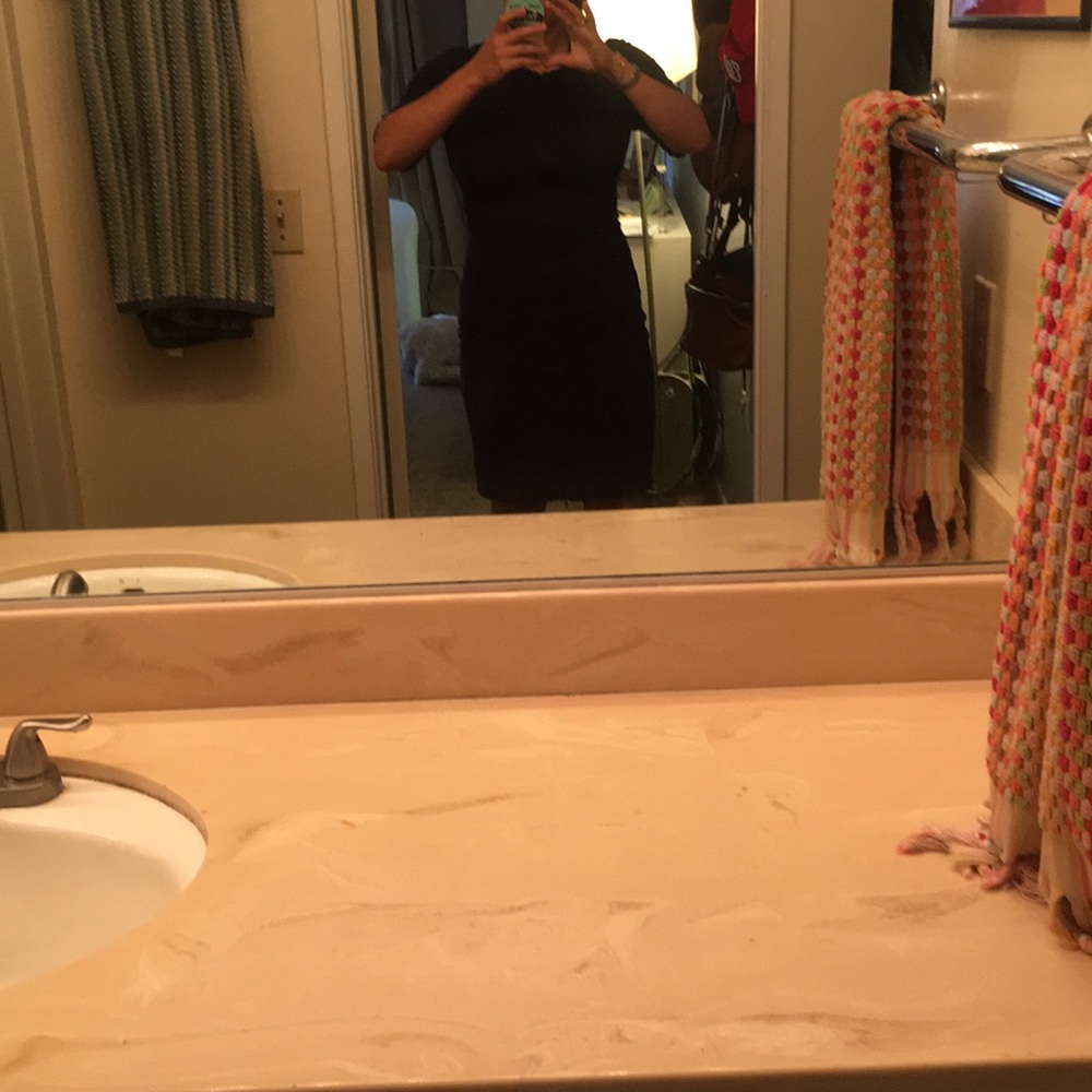 Diane von furstenberg zip front stretch dress